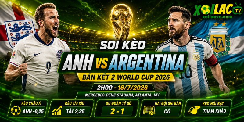 Anh vs Argentina
