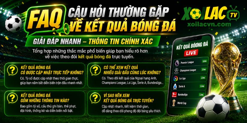 FAQ câu hỏi thường gặp về kết quả bóng đá trực tuyến
