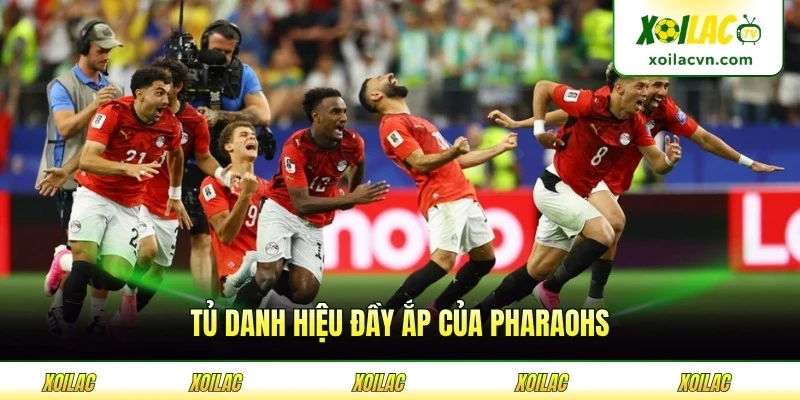 Tủ danh hiệu đầy ắp của Pharaohs